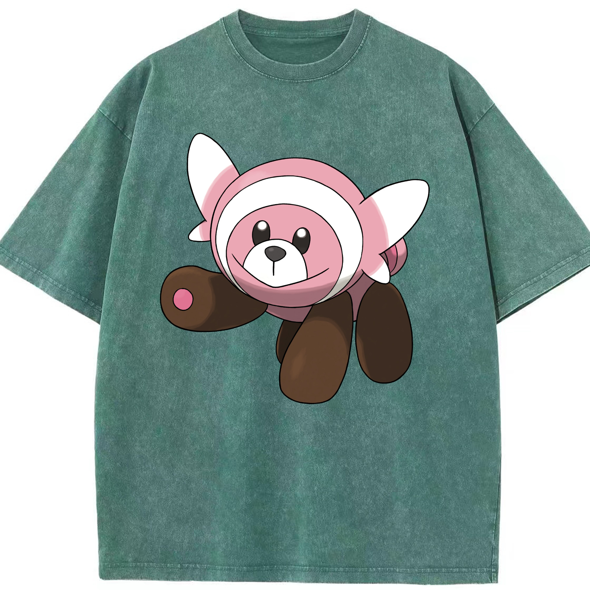 （画像用） ポケットモンスター Pokémon 綿100% ヴィンテージ風 半袖Tシャツ（フロントプリント）